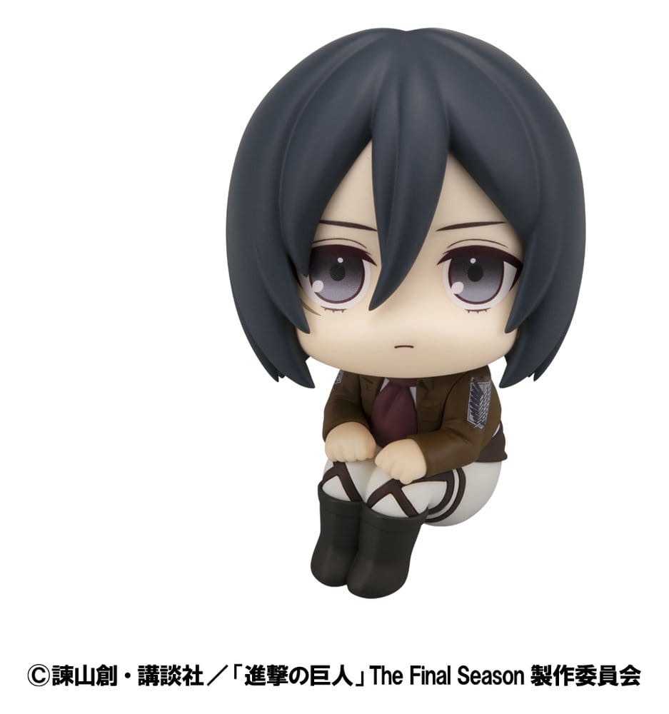 Attack on Titan - Levi Cleaning up Ver. & Mikasa Ackerman, (with Gift) Look Up PVC Statues 11 cm