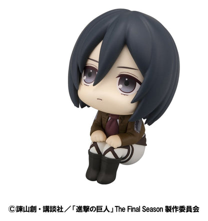 Attack on Titan - Levi Cleaning up Ver. & Mikasa Ackerman, (with Gift) Look Up PVC Statues 11 cm