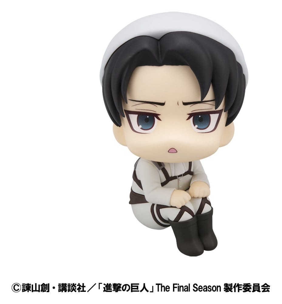 Attack on Titan - Levi Cleaning up Ver. & Mikasa Ackerman, (with Gift) Look Up PVC Statues 11 cm