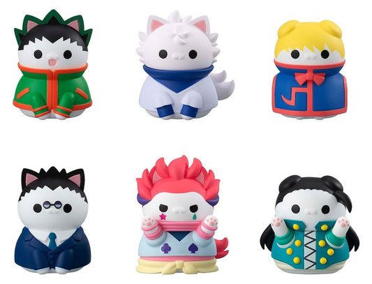 Hunter x Hunter - 1 Blind Box, Mega Cat Project Mini Figures Nyanter x Nyanter Hunter x Cat 3 cm
