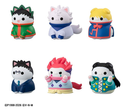 Hunter x Hunter - 1 Blind Box, Mega Cat Project Mini Figures Nyanter x Nyanter Hunter x Cat 3 cm