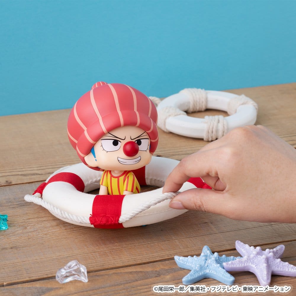One Piece - Buggy, Look Up PVC Figure Childhood Ver. 11 cm