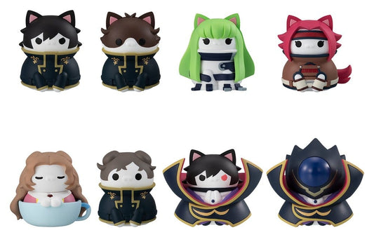 Code Geass: Lelouch of the Rebellion - 1 Blind Box, Mega Cat Project Mini Figures Code Genyass 3 cm