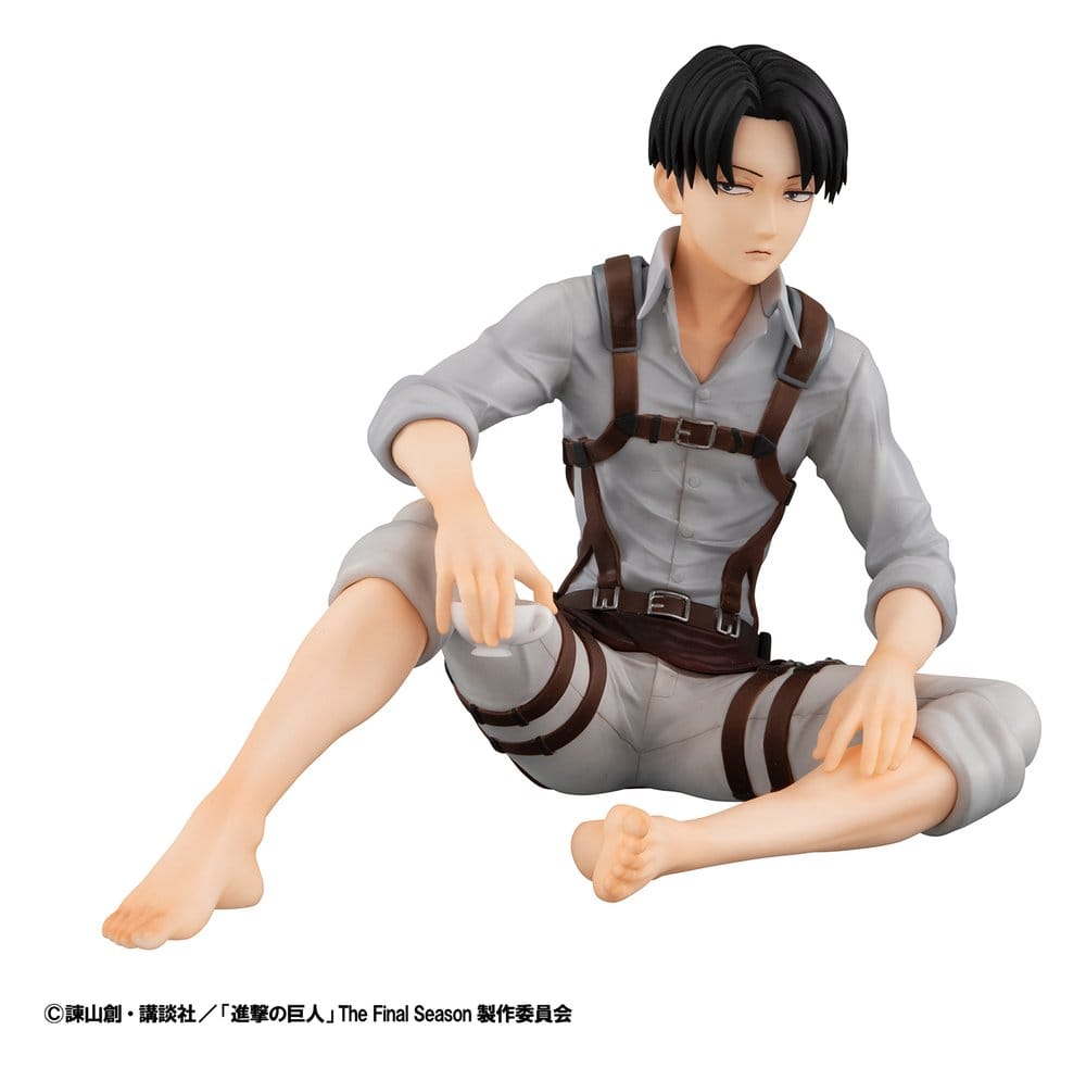 Attack on Titan - Levi, G.E.M. Series PVC Figur Squad Captain Palm Size 9 cm