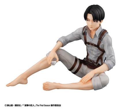 Attack on Titan - Levi, G.E.M. Series PVC Figur Squad Captain Palm Size 9 cm