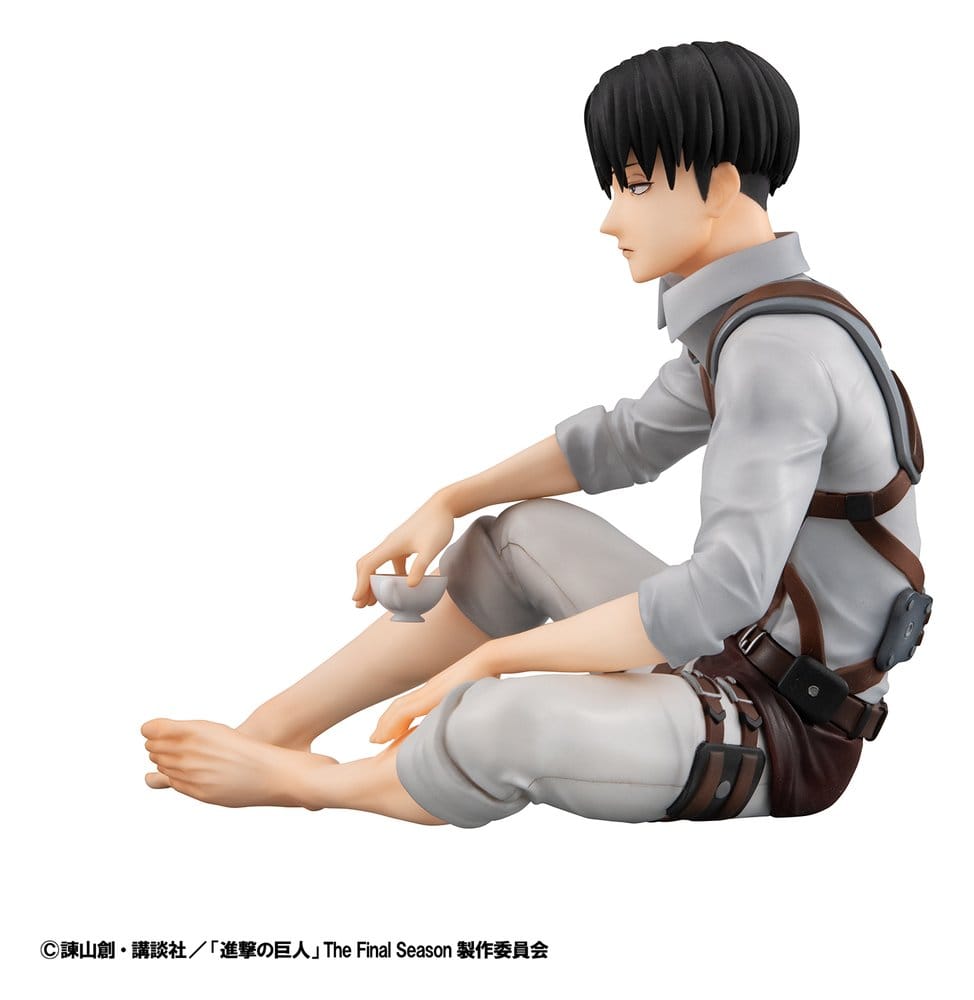 Attack on Titan - Levi, G.E.M. Series PVC Figur Squad Captain Palm Size 9 cm