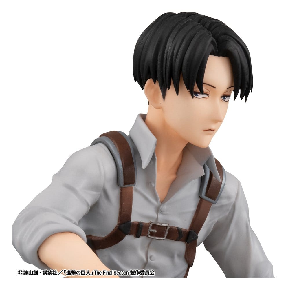 Attack on Titan - Levi, G.E.M. Series PVC Figur Squad Captain Palm Size 9 cm