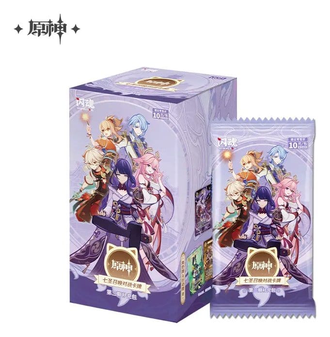 Genshin Impact - Collectible Card Game, Series 3 Blind Box Display (18) *Chinese Version*