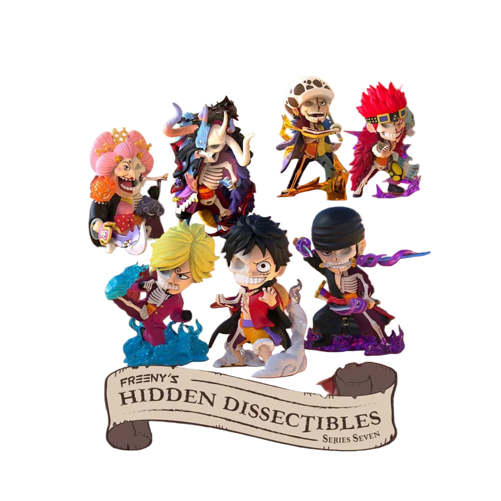 One Piece - 1 Blind Box, Freeny's Hidden Dissectibles Wano 4 inch Vinyl Figure