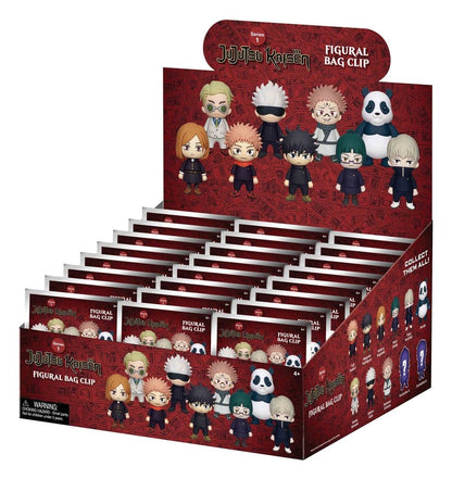 Jujutsu Kaisen - 1 Blind Box, 3D PVC Bag Clips Series 1