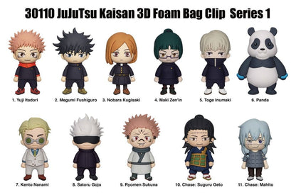 Jujutsu Kaisen - 1 Blind Box, 3D PVC Bag Clips Series 1