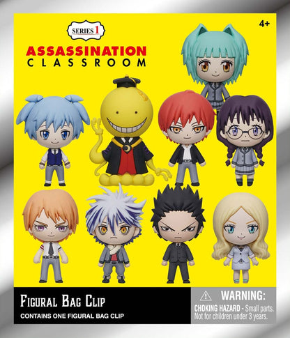 Assassination Classroom - 1 Blind Box, 3D PVC Keychain Series 1