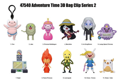 Adventure Time - 4 Blind Bags, 3D PVC-Taschenanhänger Serie 2