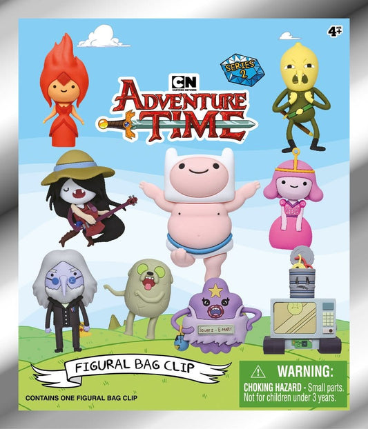 Adventure Time - 4 Blind Bags, 3D PVC-Taschenanhänger Serie 2
