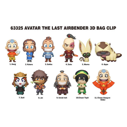 Avatar (The Last Airbender) - 1 Blind Bag, 3D PVC Keychain Series 1