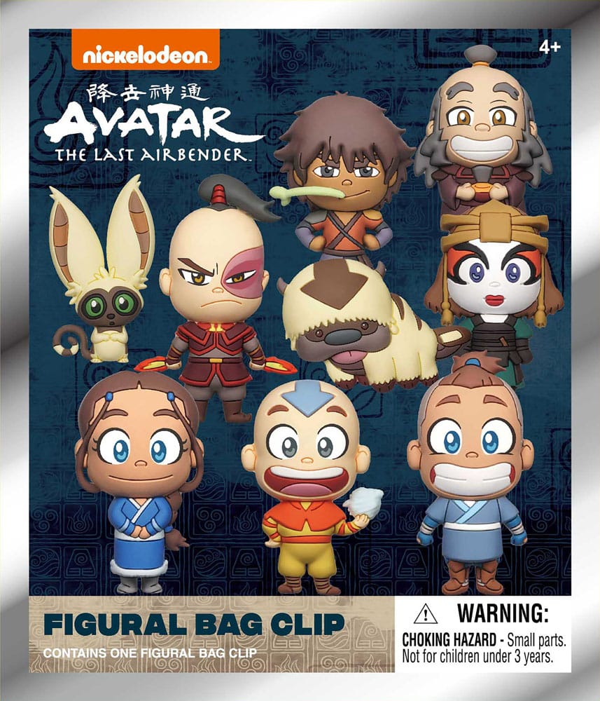 Avatar (The Last Airbender) - 1 Blind Bag, 3D PVC Keychain Series 1