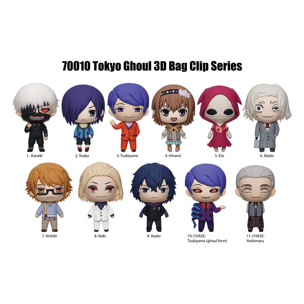 Tokyo Ghoul - 1 Blind Bag, 3D PVC Clips Series 2
