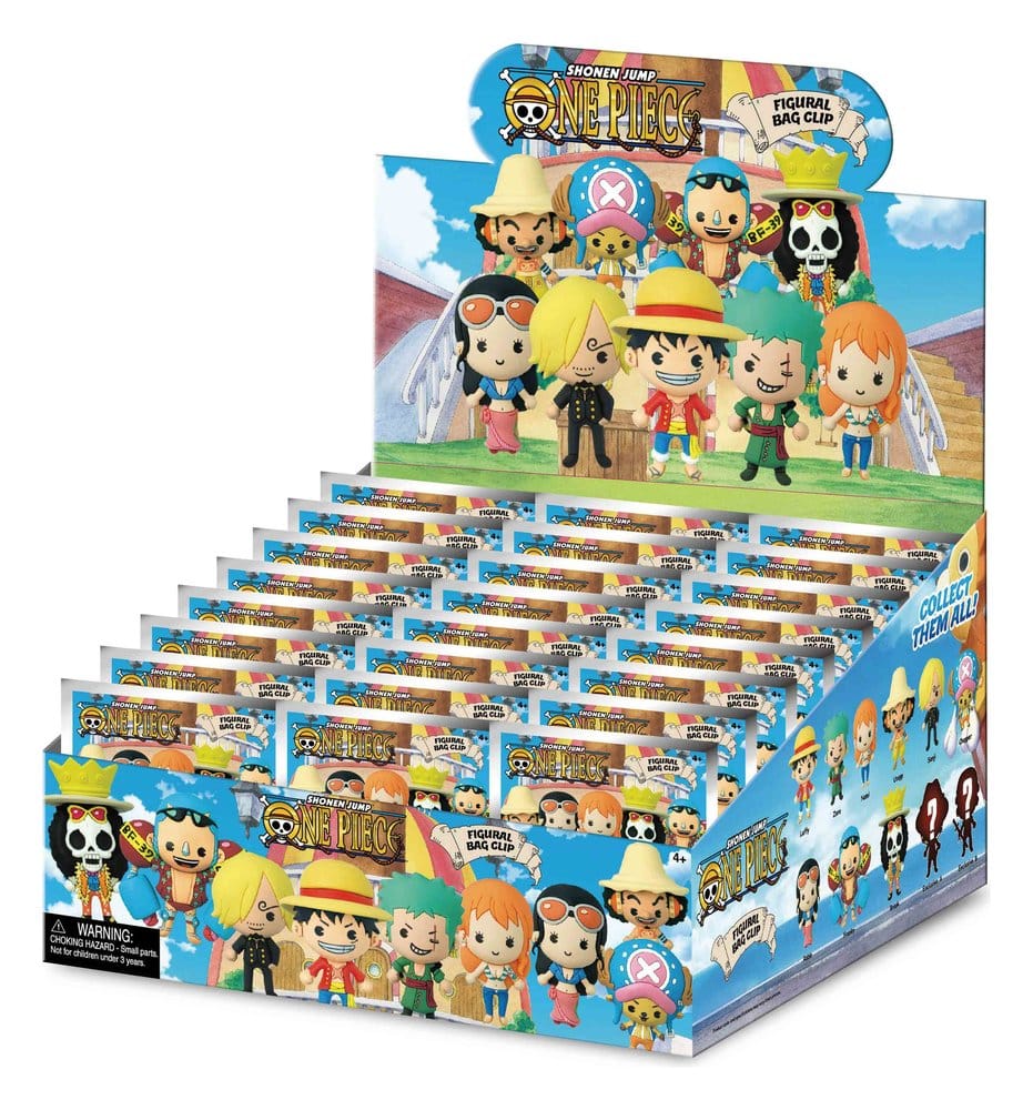 One Piece - 1 Blind Bag, 3D PVC Clips Serie 1