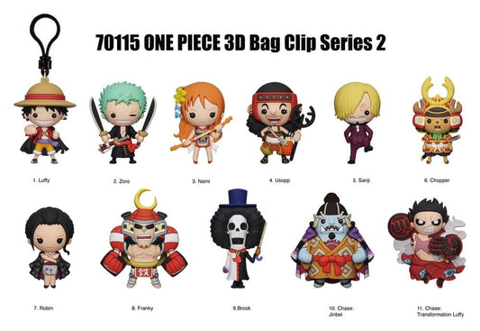One Piece - 1 Blind Bag, 3D PVC Clips Series 2