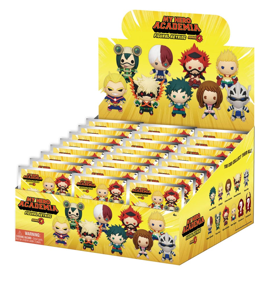 My Hero Academia - 1 Blind Box, 3D PVC Bag Clips Series 4