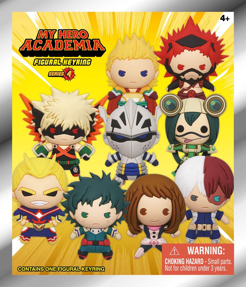 My Hero Academia - 1 Blind Box, 3D PVC Bag Clips Series 4