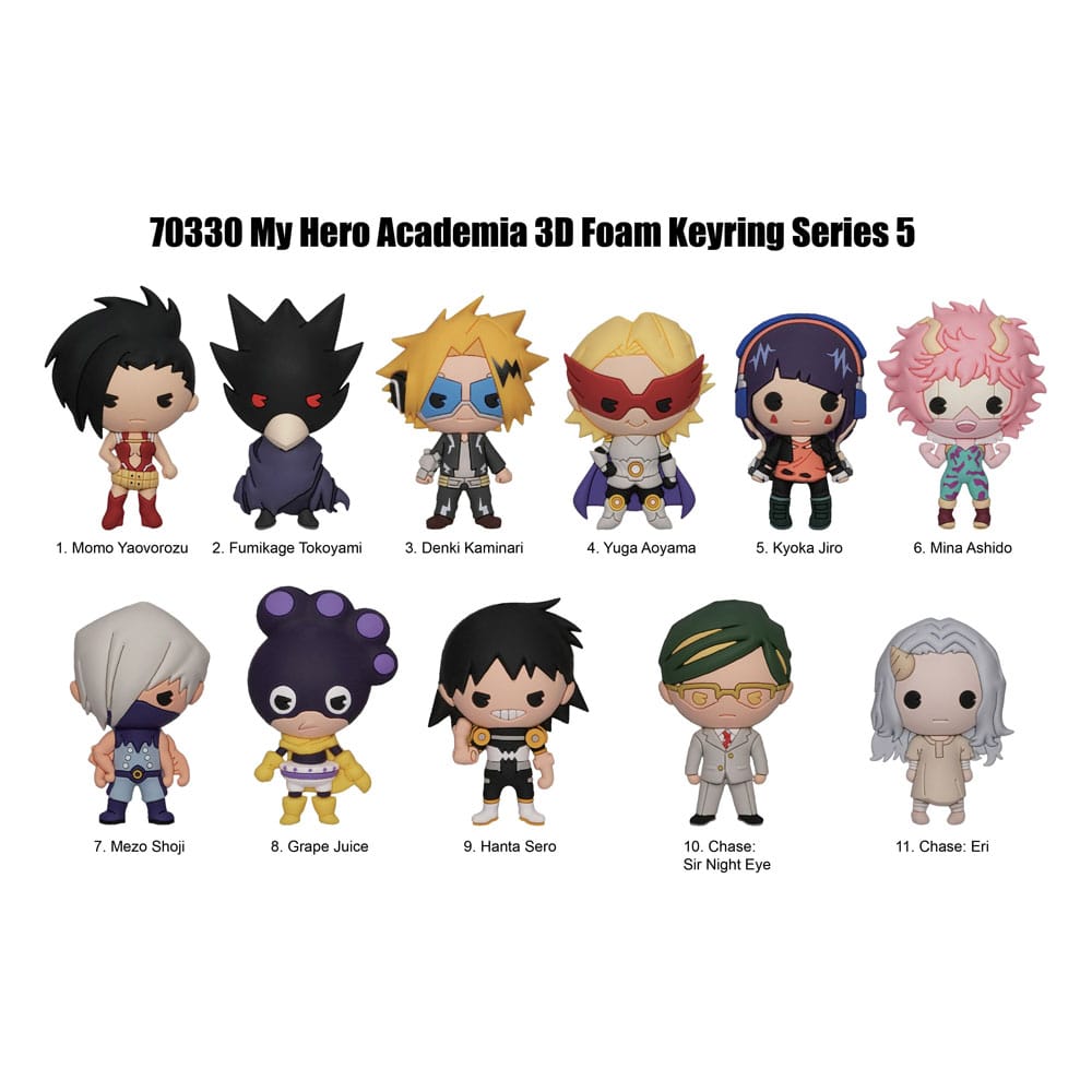 My Hero Academia - 1 Blind Bag, 3D Foam Clips Series 5