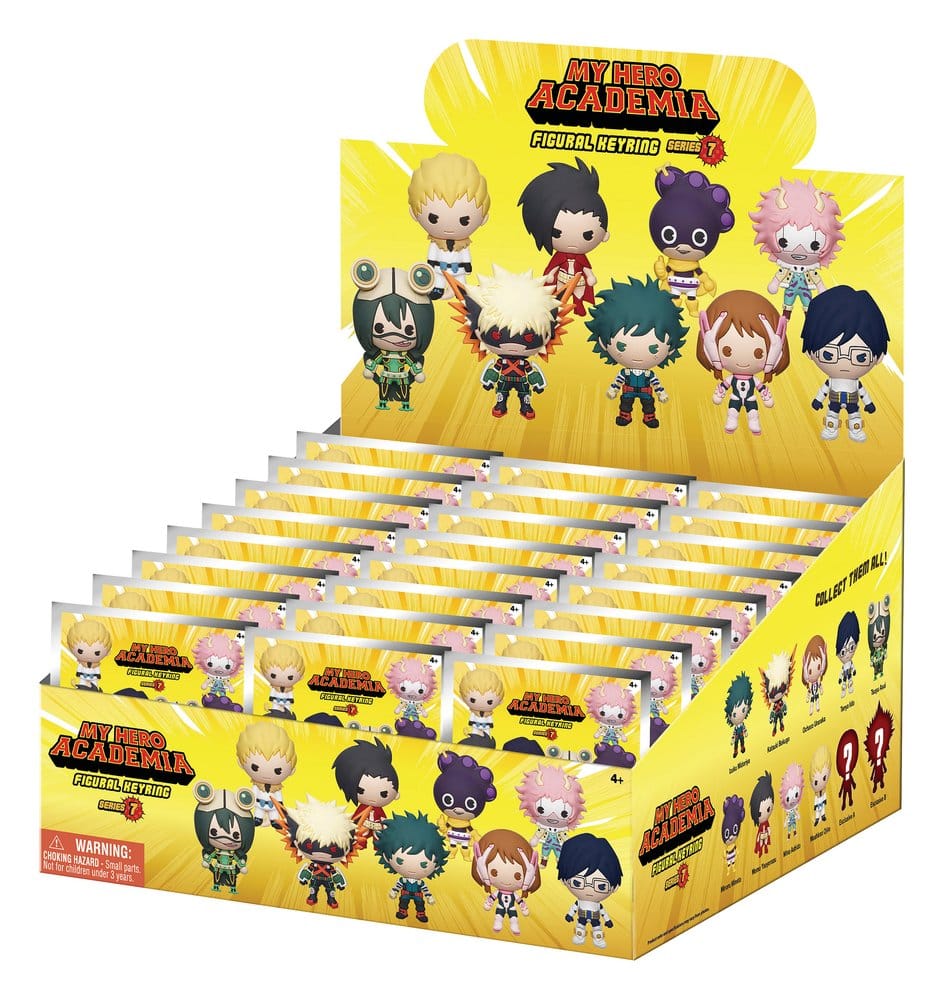 My Hero Academia - 1 Blind Bag, 3D PVC Bag Clips Series 7