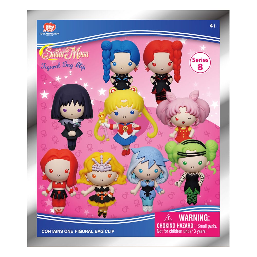 Sailor Moon - 1 Blind Bag, 3D PVC Bag Clips Series 8