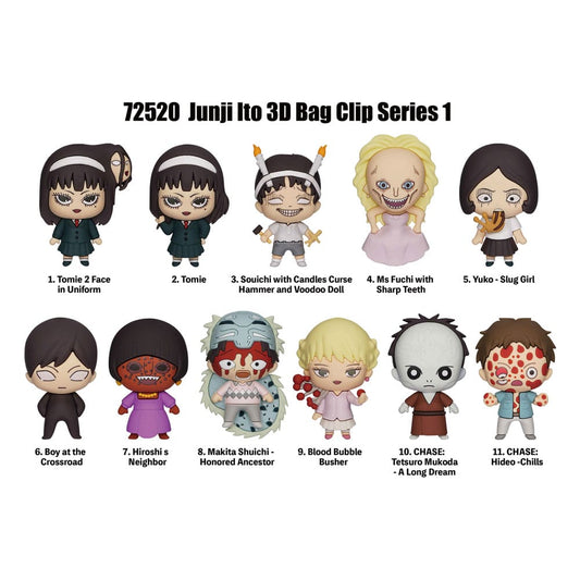 Junji Ito - 1 Blind Bag, Collection PVC Bag Clips Series 1