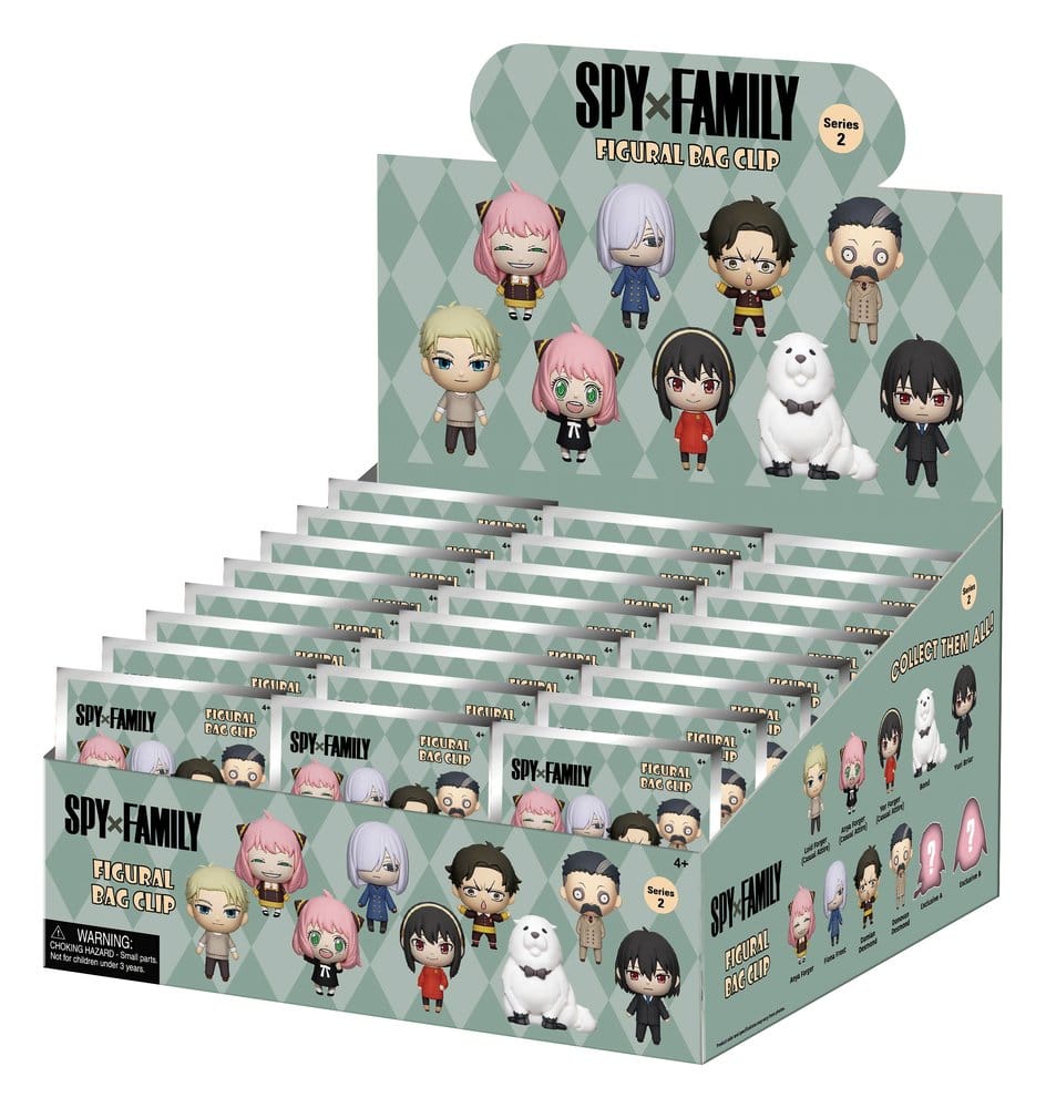 Spy x Family - 1 Blind Bag, 3D PVC Clips Series 2