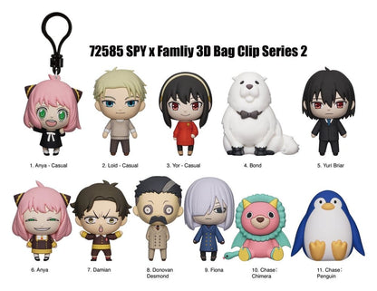 Spy x Family - 1 Blind Bag, 3D PVC Clips Series 2