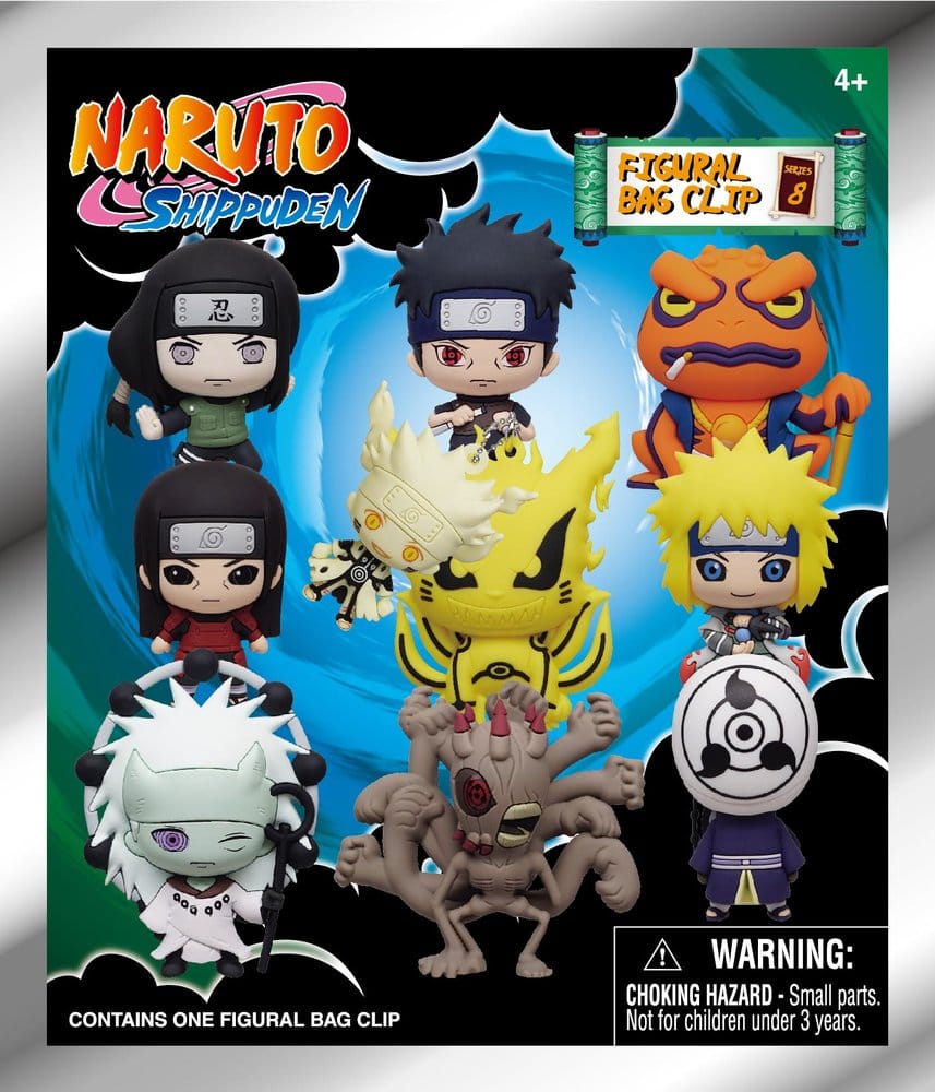 Naruto - 1 Blind Bag, 3D Foam Clips Series 8