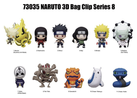 Naruto - 1 Blind Bag, 3D Foam Clips Series 8