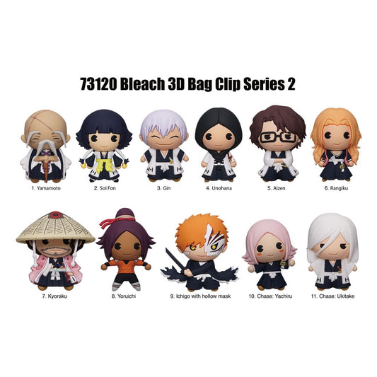 Bleach - 1 Blind Bag, 3D PVC Keychain Series 2