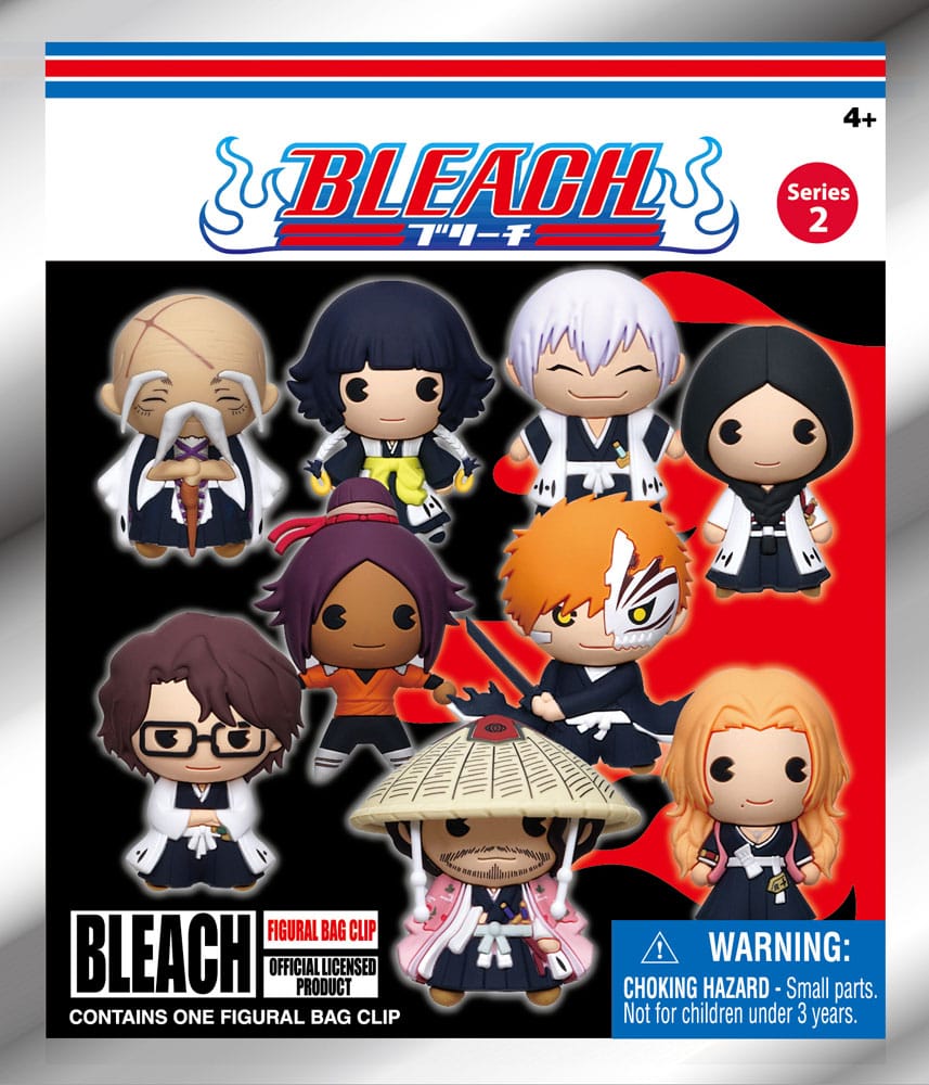 Bleach - 1 Blind Bag, 3D PVC Keychain Series 2