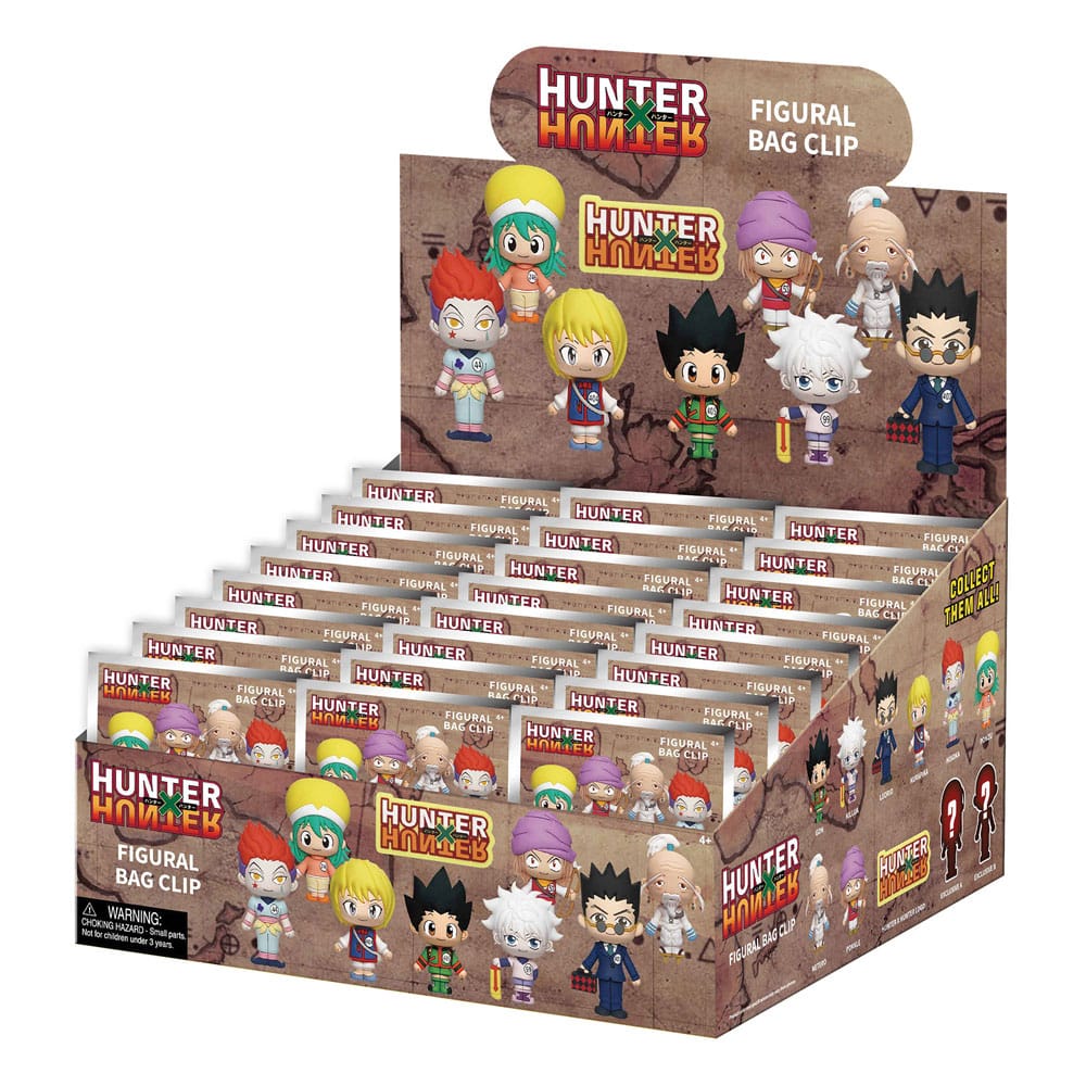 Hunter x Hunter - 1 Blind Bag, 3D Foam Bag Clips Series 1