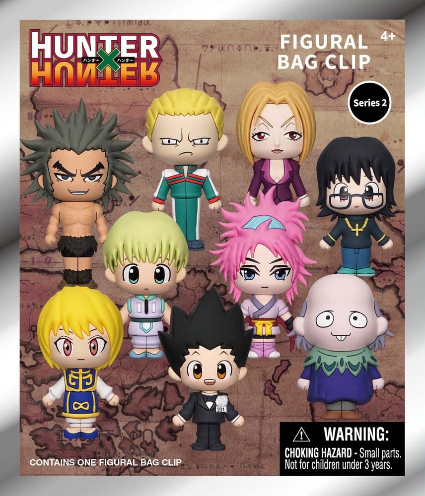 Hunter × Hunter - 1 Blind Bag, 3D Foam Bag Clips Series 2