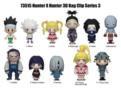 Hunter x Hunter - 1 Blind Bag, 3D PVC Clips Series 3