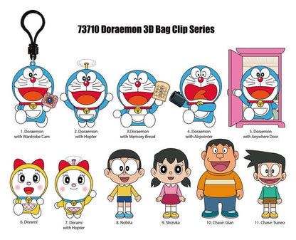Doraemon - 1 Blind Bag, 3D PVC-Taschenanhänger Serie 1