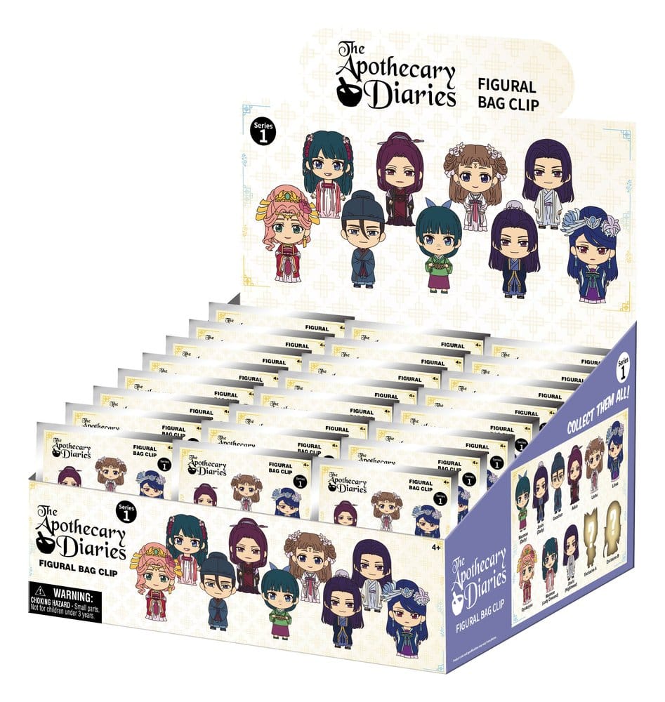 The Apothecary's Diaries - 1 Blind Bag, 3D PVC Bag Charm Series 1