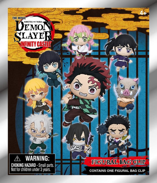 Demon Slayer - 1 Blind Bag, 3D PVC Keychain Infinity Castle Series 1