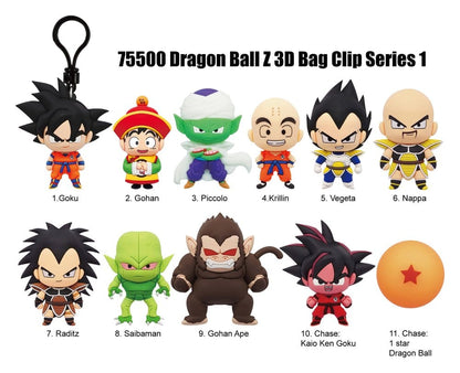 Dragon Ball Z - 1 Blind Bag, 3D PVC Keychain Series 1