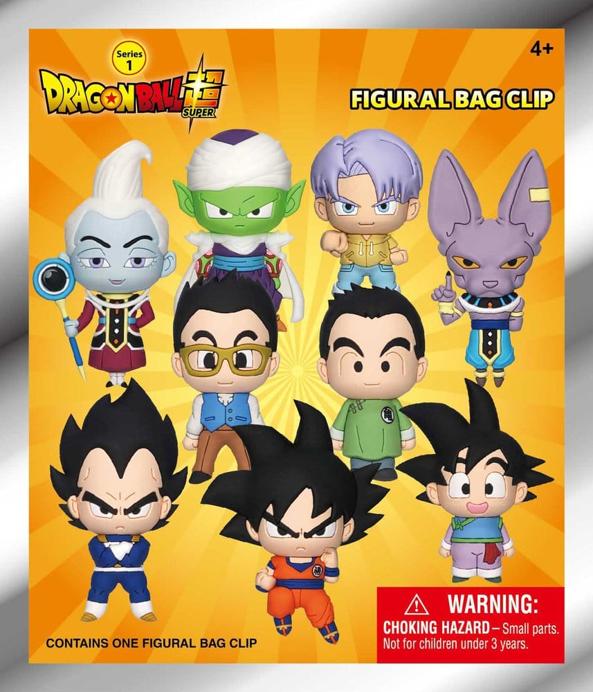 Dragon Ball Super - 1 Blind Bag, 3D PVC Bag Clip Series 1