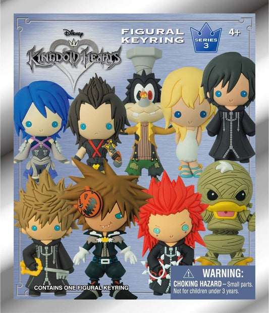 Kingdom Hearts - 1 Blind Bag, 3D PVC Bag Clips Series 3
