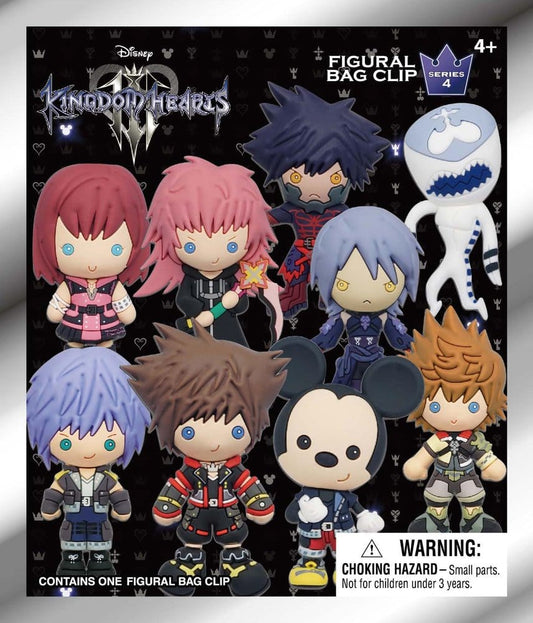 Kingdom Hearts - 1 Blind Bag, 3D PVC Bag Clips Series 4