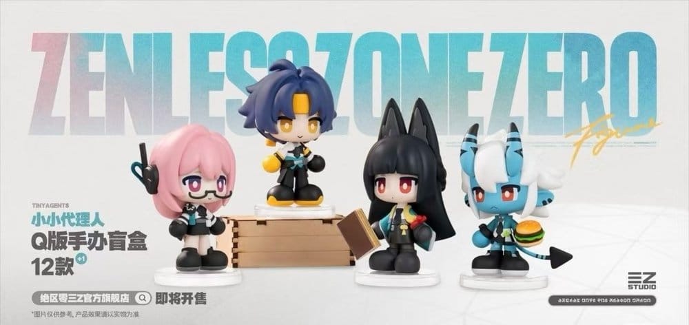 Zenless Zone Zero - 1 Blind Box, PVC Minifiguren Tiny Agents 8-10 cm