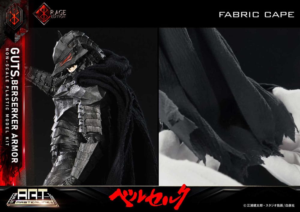 Berserk - Guts, Build Art Masterline Plastic Model Kit Berserker Armor Rage 30 cm