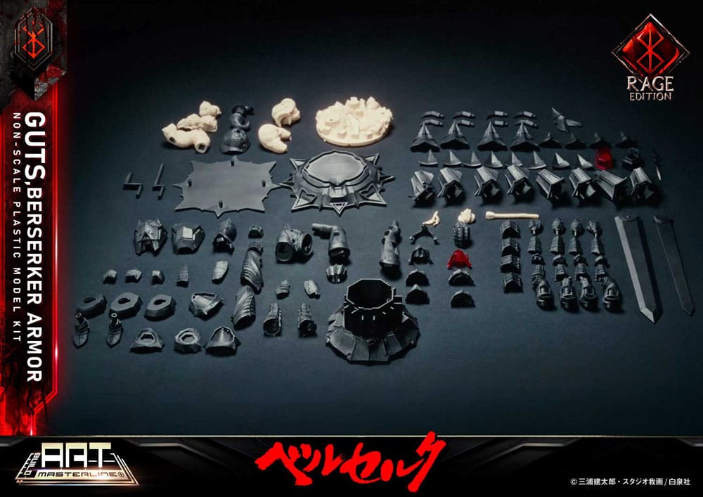 Berserk - Guts, Build Art Masterline Plastic Model Kit Berserker Armor Rage 30 cm