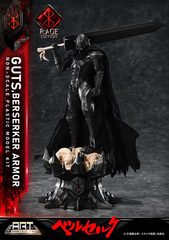 Berserk - Guts, Build Art Masterline Plastic Model Kit Berserker Armor Rage 30 cm