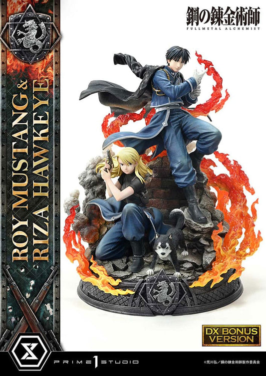 Fullmetal Alchemist - Roy Mustang & Riza Hawkeye Concept Masterline 1/6 Scale Deluxe Bonus Version 50 cm Statue
